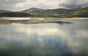Lake Skadar. Montenegro