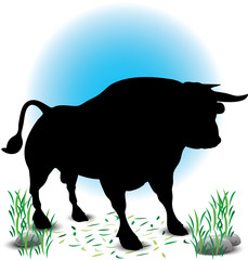 Bull Silhouette