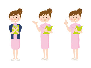 医療・福祉_看護師イラスト