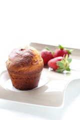 Strawberries muffin