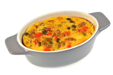 Flan salé aux petits légumes