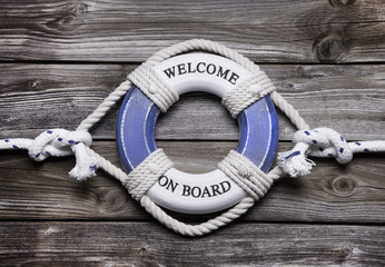 Welcome on board - maritime Dekoration für eine Kreuzfahrt