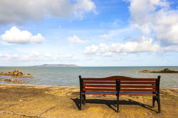 Bench in front of Sea