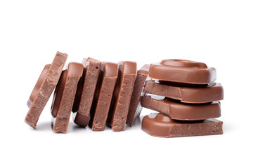 Chocolate pieces