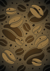 abstract background of coffee