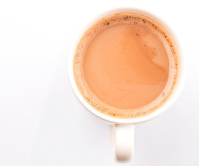 A mug of hot chocolate 