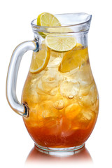 Iced tea in the pitcher