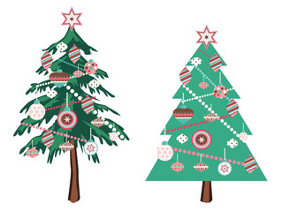 sapin noel fond blanc