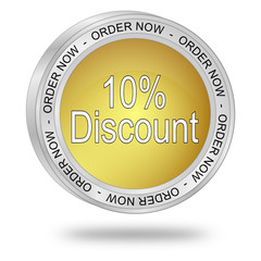 10% Discount - Order now Button