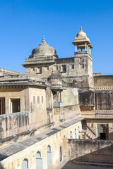 facade of Amber Fort in Amber,India