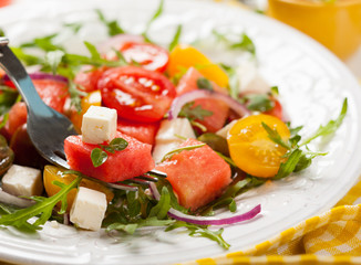 Tomato and Watermelon Salad