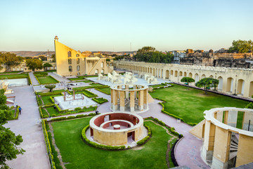 Astronomical instrument at Jantar Mantar observatory - Jaipur, I