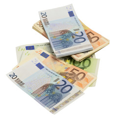 Obraz na płótnie Canvas Cheap-Money-Euro-European currency