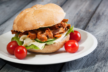 Kebab sandwich