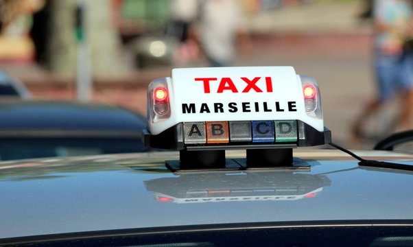 Taxi à Marseille Stock Photo | Adobe Stock