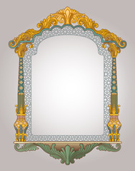 Vector illustration of decorative frame