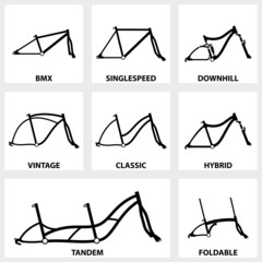 bicycle frame icon
