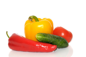 Fresh vegetables.