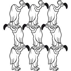 Türme Dumme Lustige Geier Design