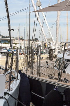 Dettaglio di barca a vela