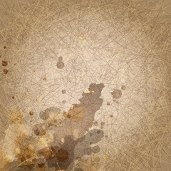 Obraz premium streszczenie grunge brązowe tło z plamami podstaw i atramentu