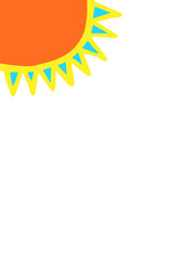 Obraz premium Sonne - Hintergrund, Hochformat