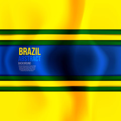 Brazil flag concept