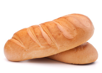 fresh bread isolated on white background cutout
