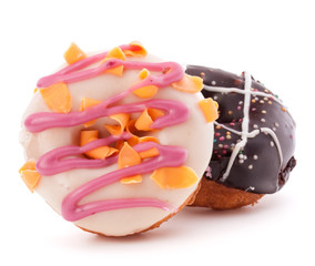 doughnut or donut isolated on white background cutout