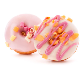 doughnut or donut isolated on white background cutout