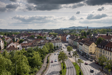 Ausblick vom Weinberg auf die S&uuml;dstadt in Kassel
