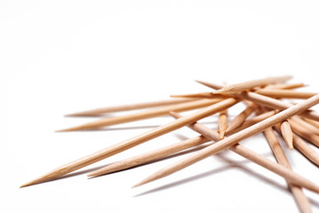 group of wood toothpicks