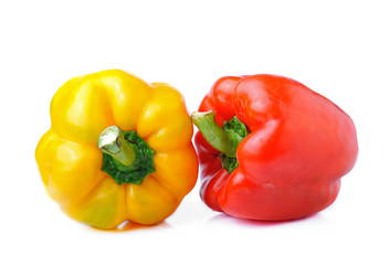 sweet pepper isolated on white background