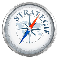 Kompass mit Strategie