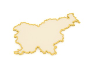 Map of Slovenia.