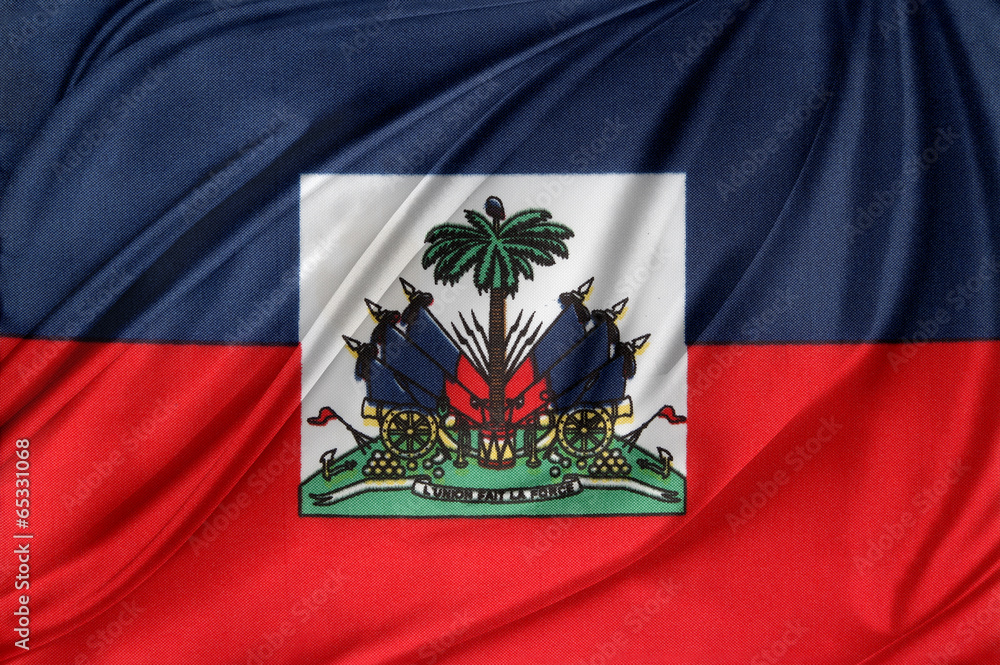 Wall mural Haiti flag