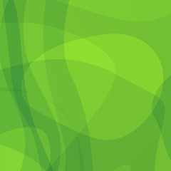 Simple Green Abstract Seaweed Background