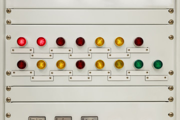 Light on electrical panel control