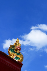 Fototapeta premium Sculpture measuring - Wat Thai