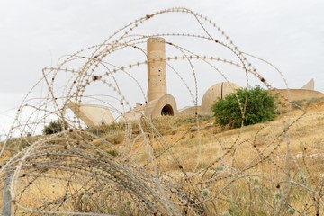 Monument to the Negev Brigade in Beer Sheva, Israel