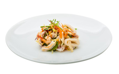 Asian seafood salad