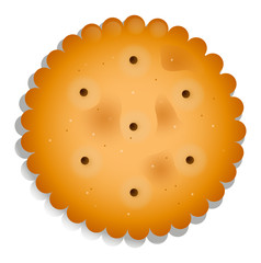 A crunchy biscuit