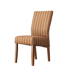 Wooden chair isolated on white background with clipping path