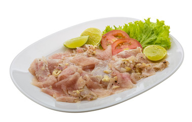 Swordfish carpaccio