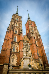 Obraz premium Katedra we Wrocławiu