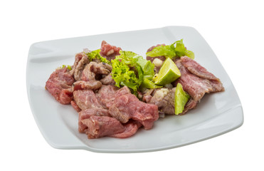 Beef carpaccio