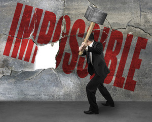 Cracking impossible concrete wall