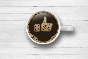 Foto op Plexiglas Cup of coffee / Like © Coloures-Pic