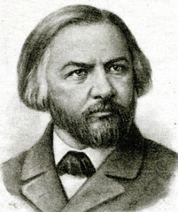 Obraz premium Mikhail Glinka in 1856