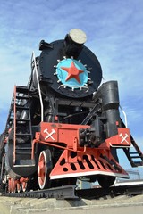 an old locomotive